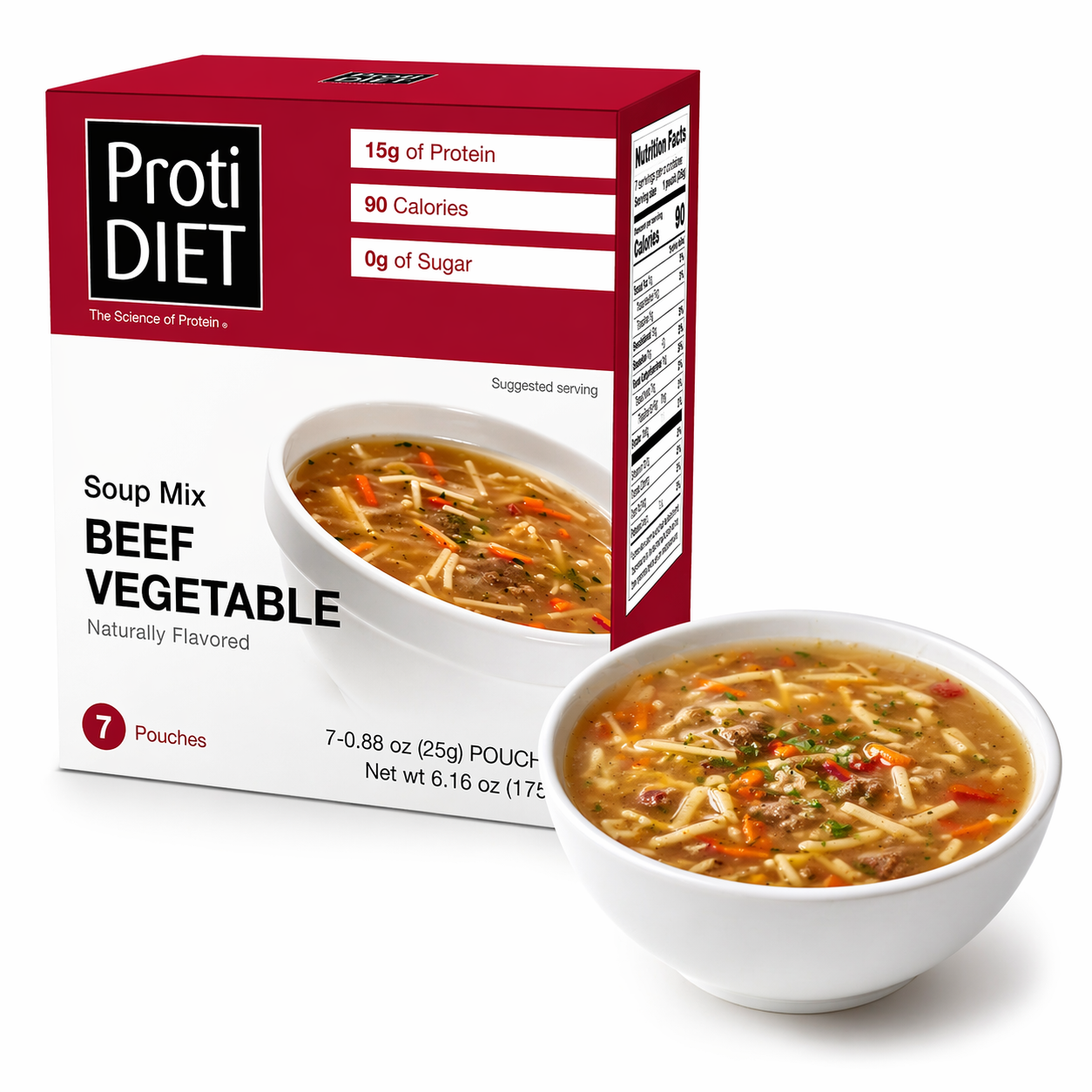 ProtiDIET Beef Vegetable Soup (7ct)