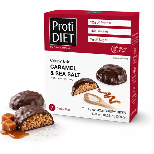 ProtiDIET Caramel & Sea Salt Crispy Bites (7ct)