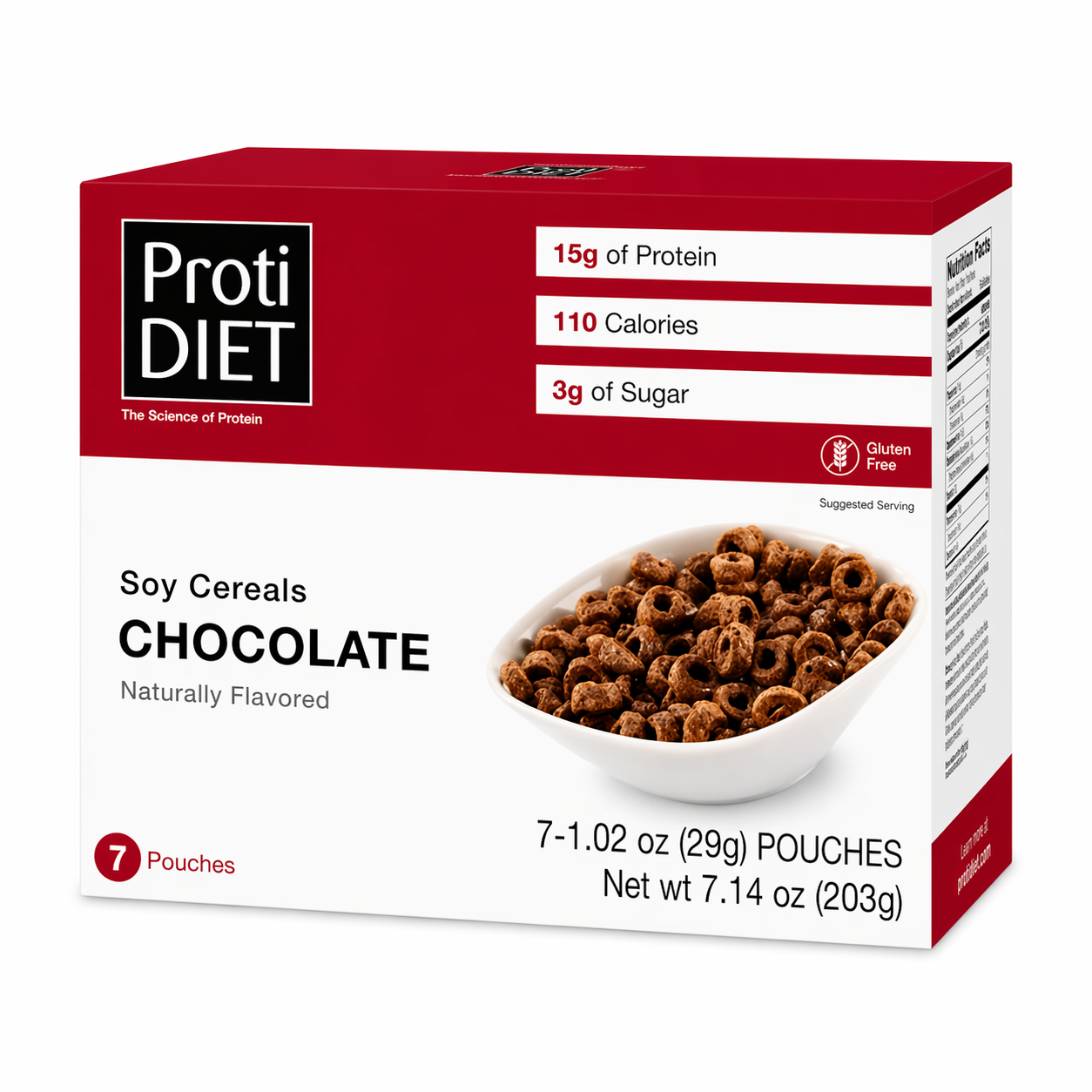 ProtiDIET Chocolate Soy Protein Cereal (7ct)