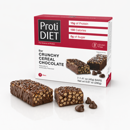 ProtiDIET Crunchy Cereal Chocolate Protein Bars (7ct)