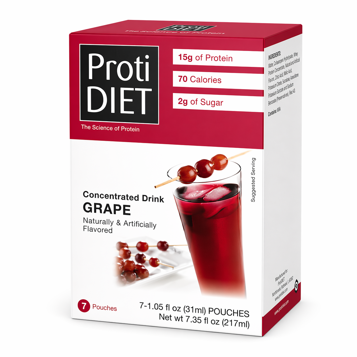ProtiDIET Grape Liquid Concentrate Drink (7ct)