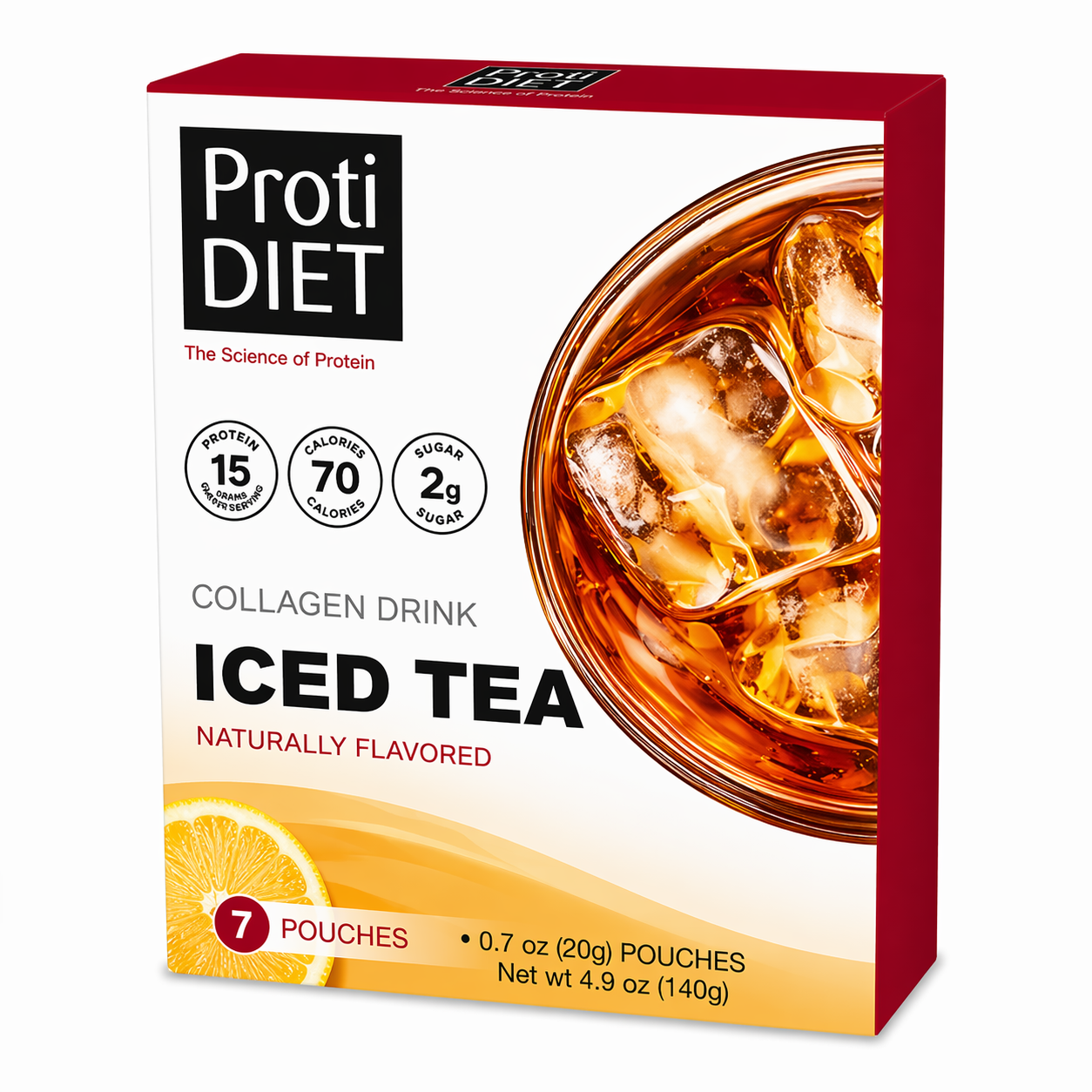 ProtiDIET Iced Tea Collagen Drink (7ct)