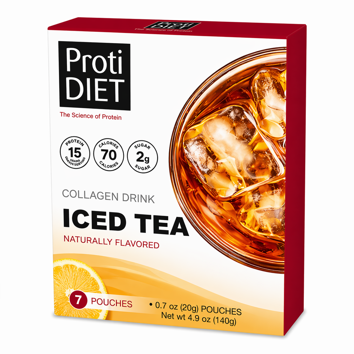 ProtiDIET Iced Tea Collagen Drink (7ct)
