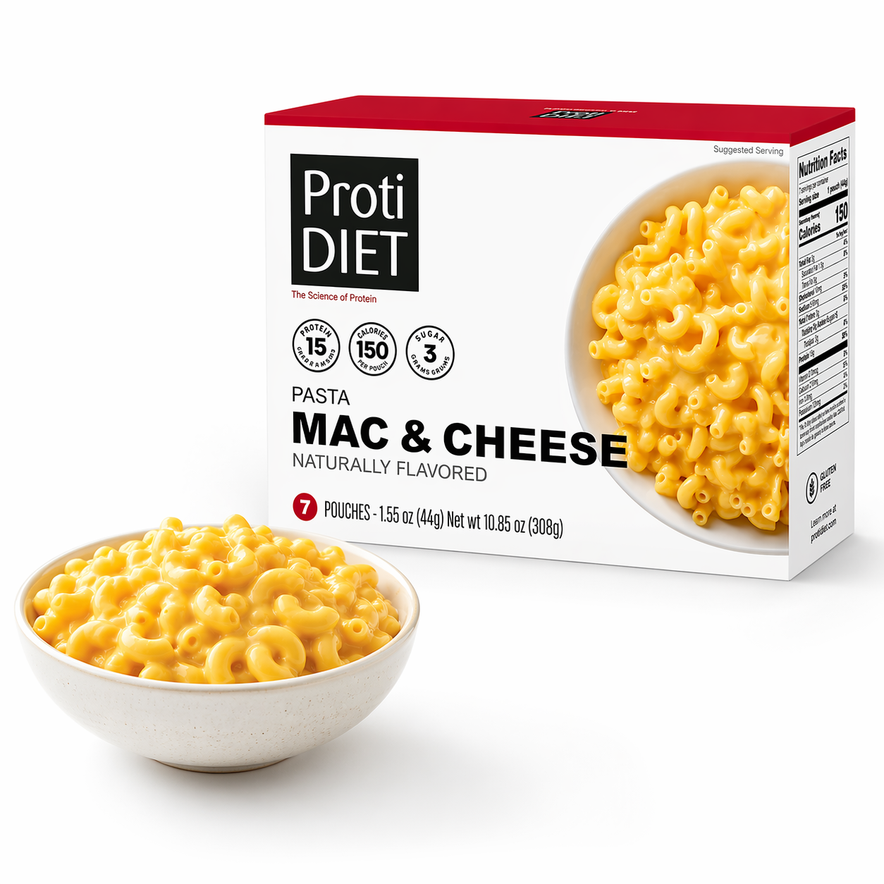 ProtiDIET Mac & Cheese Pasta Entree (7ct)