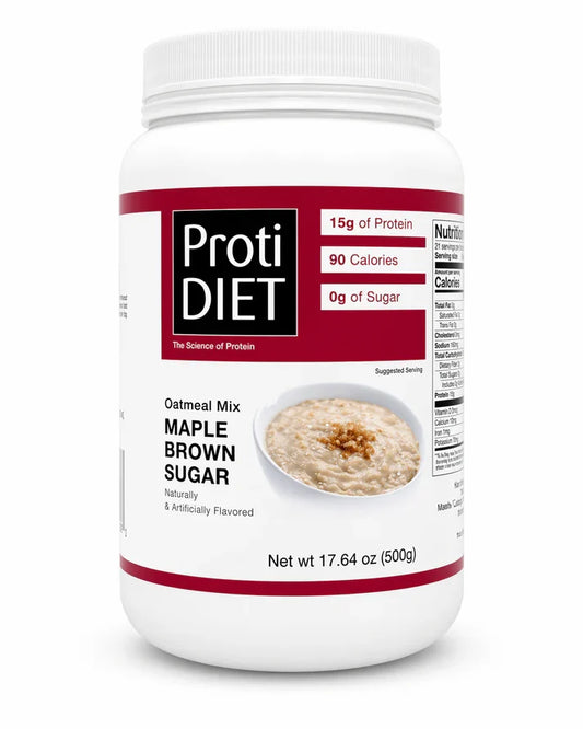 ProtiDIET Maple Brown Sugar Oatmeal Jar (20 serv)