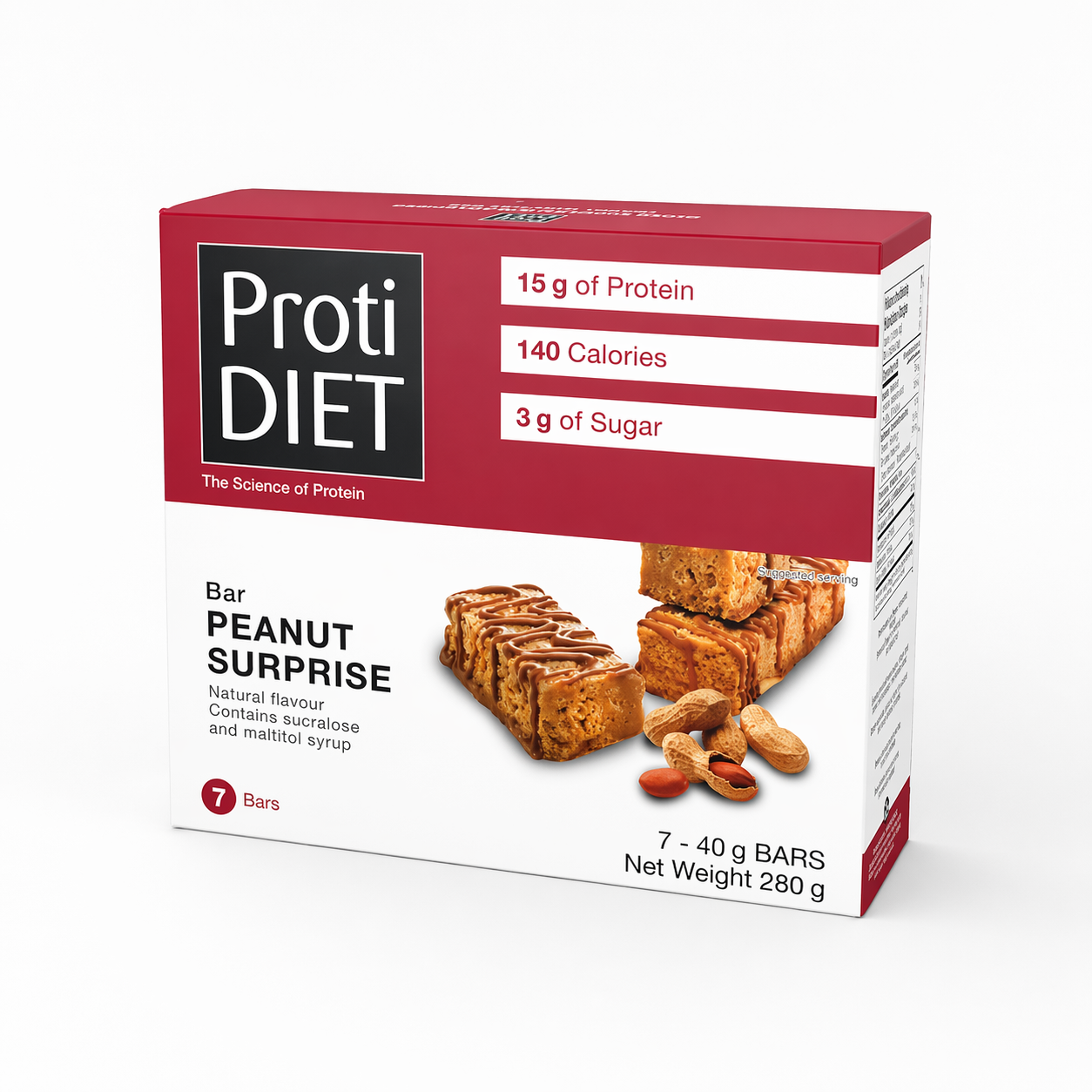 ProtiDIET Peanut Surprise Protein Bars (7ct)