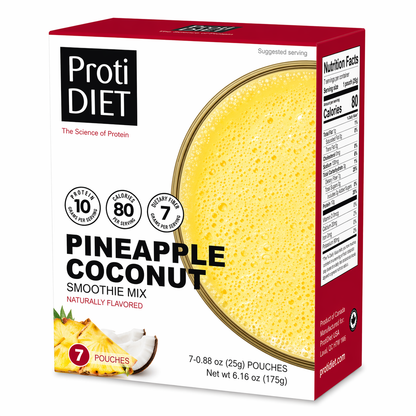 ProtiDIET High Protein Pineapple Coconut Smoothie Mix (7ct)