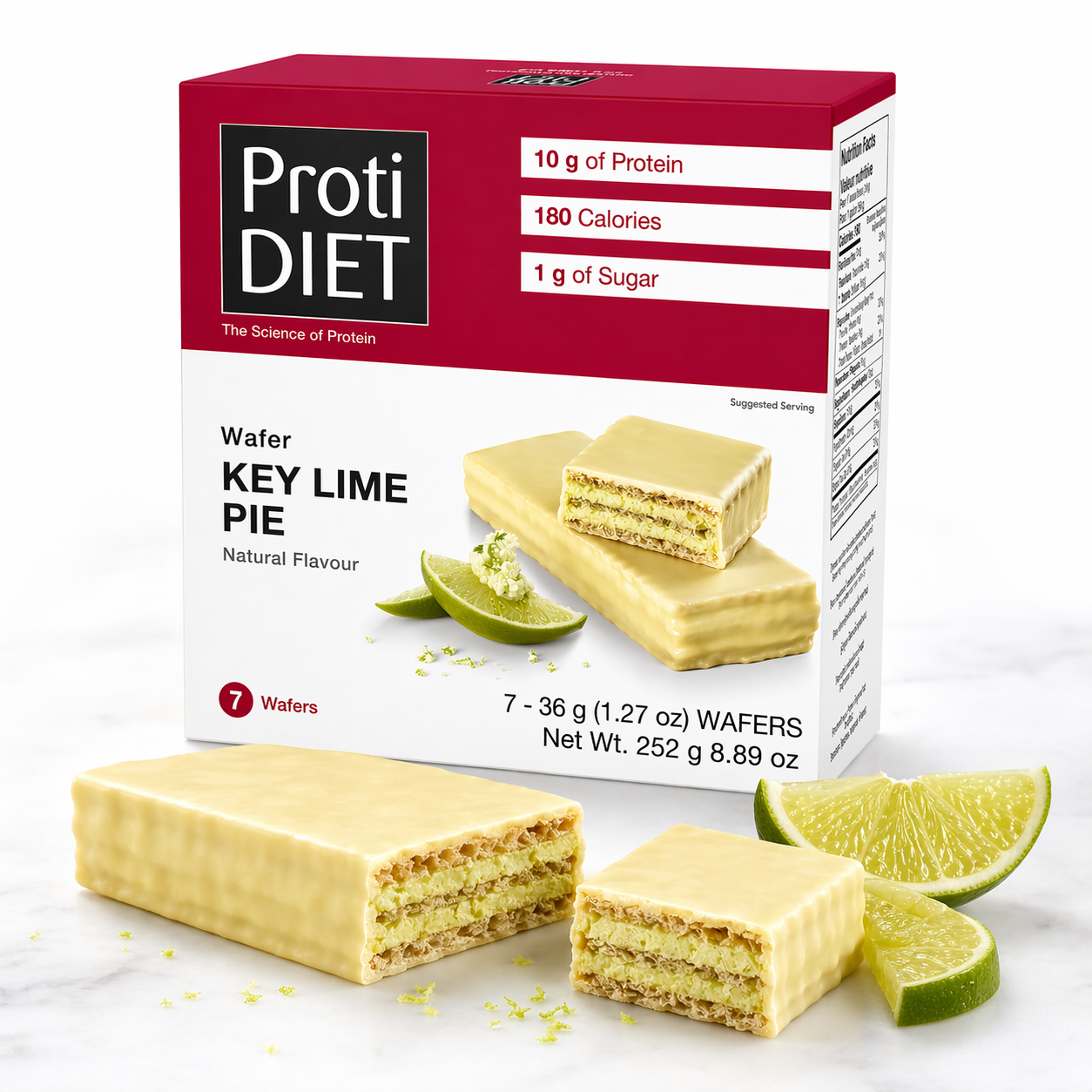 ProtiDIET Key Lime Pie Protein Wafers (7ct)