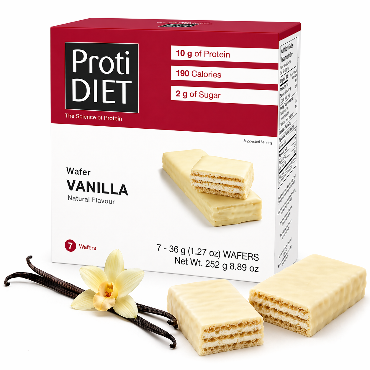 ProtiDIET Vanilla Protein Wafers (7ct)