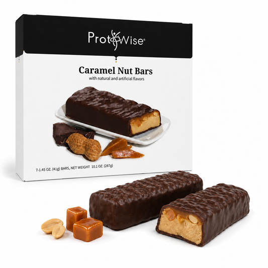 ProtiWise Caramel Nut High-Protein Bars (7ct)