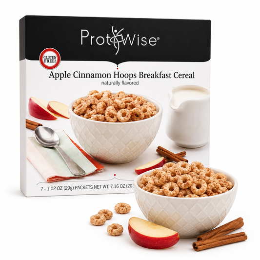 ProtiWise Apple Cinnamon Protein Breakfast Cereal (7ct)