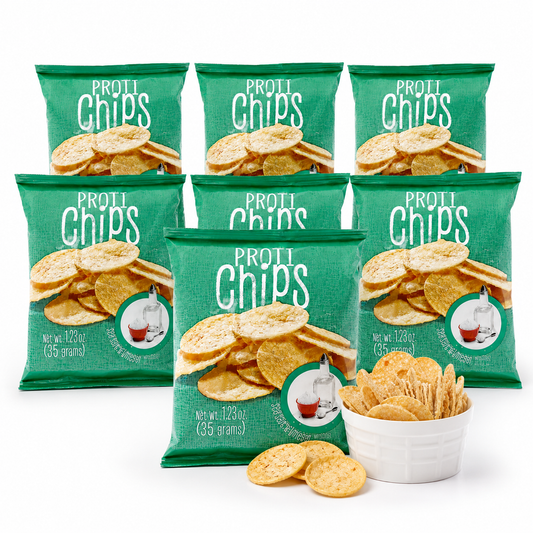 ProtiWise Sea Salt & Vinegar Chips | High-Protein & Fiber (7ct)