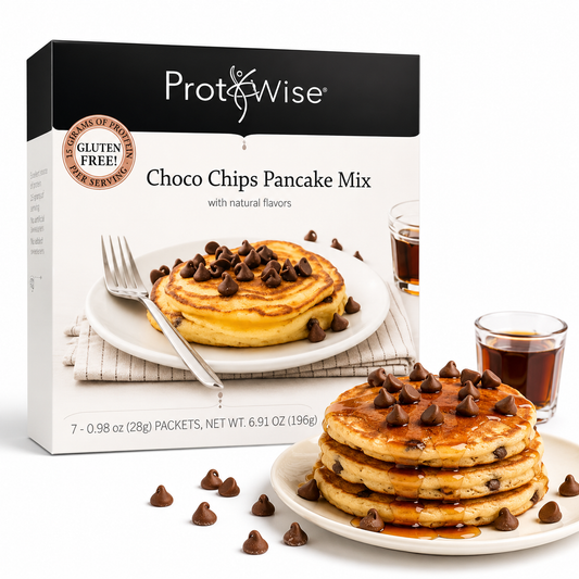 ProtiWise Choco Chips Pancake | High-Protein (7ct)