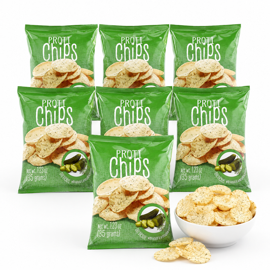 ProtiWise Dill Pickle Chips | High-Protein & Fiber Snack (7ct)