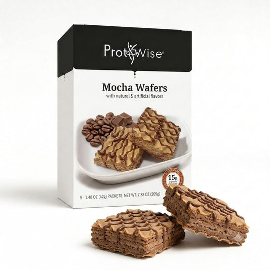 ProtiWise Mocha Protein Wafers (5ct)