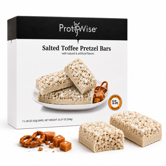 ProtiWise Salted Toffee Pretzel Protein Bars (7ct)