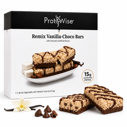 ProtiWise Remix Vanilla-Choco Protein Bars (7ct)