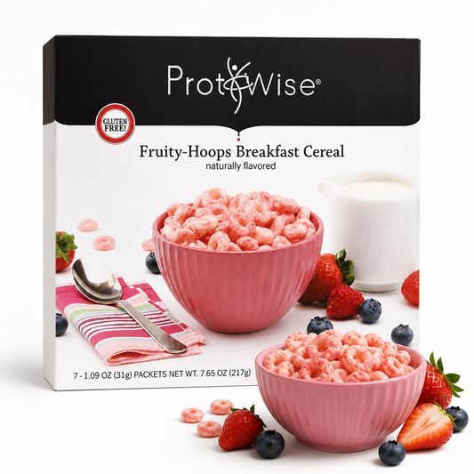 ProtiWise Fruity Hoops Breakfast Cereal (7ct)