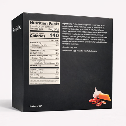 ProtiWise Spicy Nacho Cheese Protein Chips | GLP-1 Friendly (7ct)