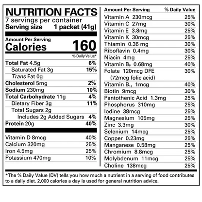 Numetra Vanilla Pudding & Shake | 20g Protein (7ct)