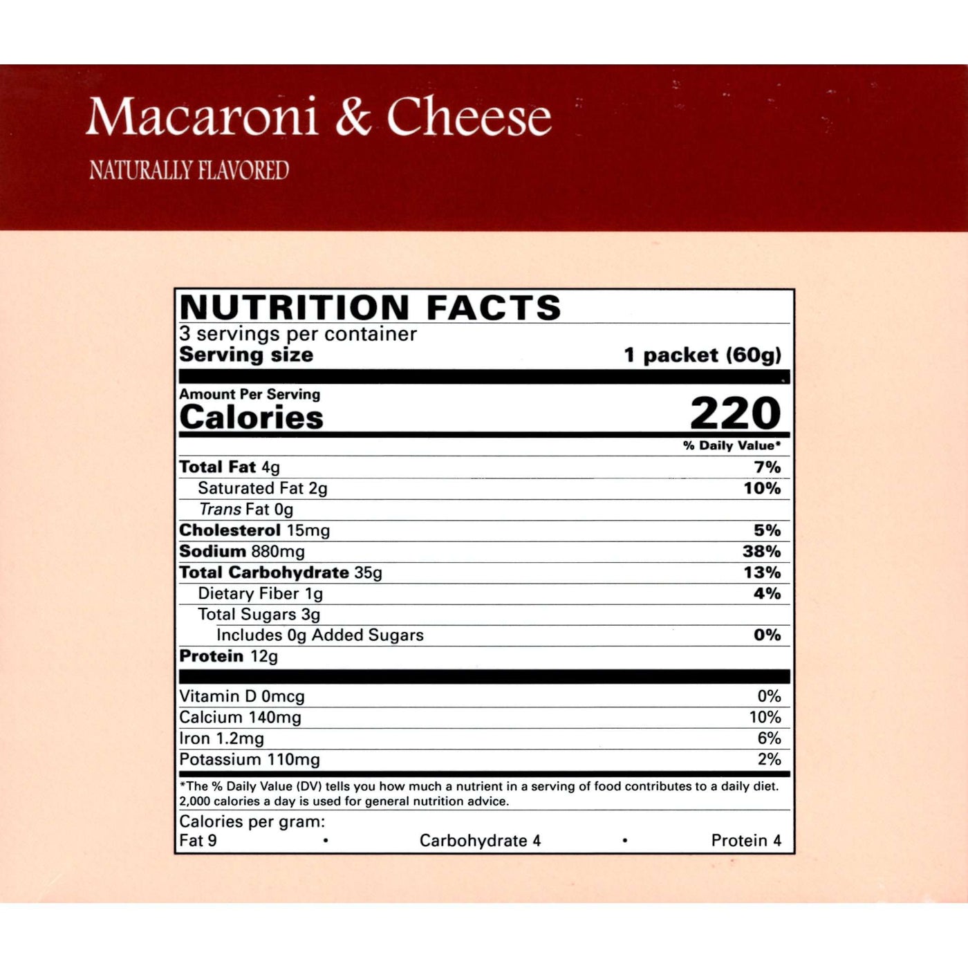 Macaroni & Cheese Entree (3/Box) - BestMed - Doctors Weight Loss