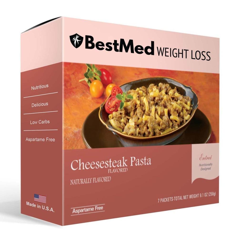 Cheesesteak Pasta Entree (7/Box) - BestMed - Doctors Weight Loss