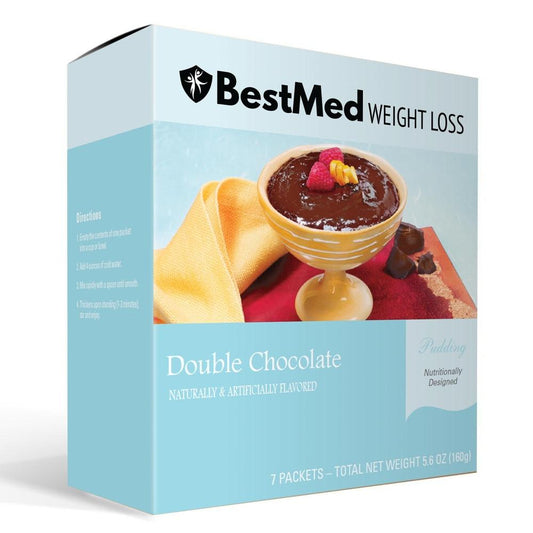 Double Chocolate Pudding (7/Box) - BestMed - Doctors Weight Loss