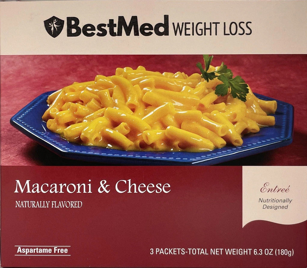 BestMed - Macaroni & Cheese Entree (3/Box) - Doctors Weight Loss